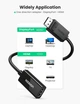 Конвертер Ugreen DisplayPort to HDMI 4K 60Hz 25 см Black (YM832) - изображение 3