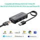 Мережевий адаптер Ugreen usb hub USB 2.0 — 3xUSB 2.0 + RJ45 Ethernet 100Mbps Black (YM956) - зображення 5