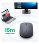 Бездротова безшумна миша Ugreen 4000 DPI для MacBook планшета комп'ютера ноутбука Чорна Midnight Black (YM987) - зображення 7