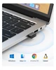 Бездротова безшумна миша Ugreen 4000 DPI для MacBook планшета комп'ютера ноутбука Чорна Midnight Black (YM987) - зображення 8
