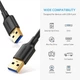 Кабель Ugreen USB 3.0 type A to USB 3.0 type A 2M Black (YM969) - зображення 2
