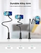 Держатель Ugreen зажим для смартфона настольный на гибкой стойке Black (YM959) - изображение 6