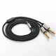 Кабель аудіо Ugreen 3.5 mm to 2х 2pin 6.35 mm F/M адаптер 2M Black (YM835) - зображення 8