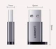Адаптер Ugreen USB 3.0 to Type-C з карабіном Space Gray (YM820) - зображення 6