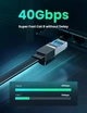 Високошвидкісний інтернет-кабель RJ45 Ethernet Ugreen плоский плетений Lan мережевий кабель шнур 2 м (YM1148) - зображення 2