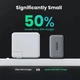 Зарядное устройство Ugreen GaN 65 Вт высокоскоростной с 3 портами 2хUSB-C 1хUSB-A Dark Grey (YM973) - изображение 2