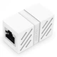 З'єднувач витої пари RJ45 Ugreen Cat7 Cat6 Cat5e роз'єм-подовжувач Ethernet White (YM992) - зображення 1