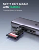 USB-хаб Ugreen USB type-c багато портів адаптер концентратор 7 в 1 алюмінієвий 100 B Grey (YM1007) - зображення 6