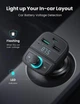Автомобільний зарядний пристрій для телефона Ugreen Bluetooth FM Transmitter Black (YM981) - зображення 4