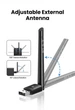 Bluetooth-адаптер UGREEN CM656 USB Bluetooth 5.3 передавач для комп'ютера, ноутбука Black 15610 - зображення 4
