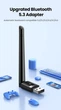 Bluetooth-адаптер UGREEN CM656 USB Bluetooth 5.3 передавач для комп'ютера, ноутбука Black 15610 - зображення 8
