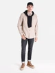 Рубашка хлопковая мужская Colin's CL1065821-BME 2XL Beige Melange (8683197902832) - изображение 3