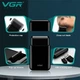 Электробритва VGR V-390 BLACK mini шейвер для сухого та влажного бритья, Waterproof, выдвижной триммер - изображение 3