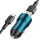 Зарядний автомобільний BOROFONE BZ19A Wisdom (1USB 3A QC3.0 18W) + Cable Type-C Синій - зображення 1