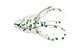 Силиконовый рак для микроджига Fox 4см Scorpaena #007B (clear silver green) (съедобный, 1шт) - изображение 2