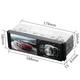 Автомагнітола 1 DIN CML-PLAY 4012 | FM, BT, USB, microSD, AUX, екран 4 дюйми | - зображення 6