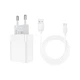 Зарядний пристрій BOROFONE BA47A Mighty speed single port QC3.0 3A + Type-C cable White (BA47AMW) - зображення 1