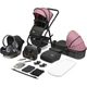 Коляска Lionelo 3 в 1 Amber Pink Rose (LO-AMBER PINK ROSE (3in1)) - изображение 6