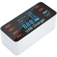 Многопортовое зарядное устройство на 8 разъемов Addap WLX-A9+ с дисплеем: 6×USB+1×QC+1×Type-C, 40W - изображение 1