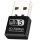 Швидкісний мережевий USB WiFi адаптер Addap UWA-06, дводіапазонний 2.4 ГГц + 5 ГГц, бездротовий приймач, 1300 Мбіт/с - зображення 1