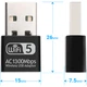 Скоростной двухдиапазонный WiFi адаптер с USB подключением Digital Lion UWA06, 2.4 ГГц / 5.8 ГГц, 1300 Mbps - изображение 3