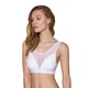 Топ с прозрачной вставкой Passion PS002 TOP XL, white - изображение 1