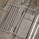 Прямая полка для ванной из алюминия Haoxin HC-11 Rectangular (2 cell) Silver - изображение 6