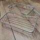 Прямая полка для ванной из алюминия Haoxin HC-11 Rectangular (2 cell) Silver - изображение 7