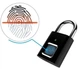 Навісний Замок зі сканером відбитка пальця для шафки валізи Kerui Smart Lock K11 Black - зображення 2