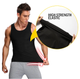 Майка чоловіча для схуднення Sweat Shaper ML Чорний (KG-11291) - зображення 3