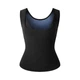 Майка жіноча для схуднення Sweat Shaper XL-XXL Чорний (KG-11290) - зображення 2