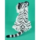Дитяча м'яка іграшка Тигреня CH TOYS плюшевий білий 30 см 255227173 - зображення 6