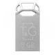 Флеш пам'ять TG 8GB USB2.0 універсальний T&G Metal 110 накопичувач/флешка для зберігання, перенесення та обміну даними для пристроїв/ПК/ноутбука Сталевий - изображение 1