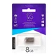 Флеш пам'ять TG 8GB USB2.0 універсальний T&G Metal 106 накопичувач/флешка для зберігання, перенесення та обміну даними для пристроїв/ПК/ноутбука Сталевий - зображення 2