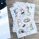 Подарунковий набір листівок Cardsforsoul на місяць "Рік Дракона" (12 шт) + лист стікерів до них 10,5 Х 14,8 см - изображение 2