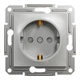 Розетка Schneider Electric ASFORA зі штор. алюміній (EPH2900261) - изображение 1
