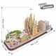 Пазл Cubic Fun Тривимірна головоломка-конструктор City Line Barcelona (MC256h) - зображення 6