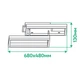 Светодиодный светильник Ardero AL6172ARD 90W 6900Lm 3000K-6500K PROTEA - изображение 7