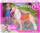 Zestaw do zabawy Mattel Blonde Barbie & Horse Playset (887961691351) - obraz 2