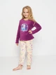 Детская теплая пижама для девочки Disney HW2010 122-128 см Фиолетовая (3609086780270) - изображение 3