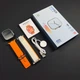Cмарт-годинник AMOLED HW69 Ultra 2 49 мм серія-9 Orange - зображення 3