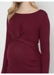 Платье для беременных Old Navy S Бордовый 485099_борд_09 - изображение 4
