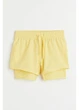 Шорты спорт H&M 98/104 Желтый 1038424_08 - изображение 1
