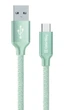 Кабель USB - USB Type-C 1 м ColorWay Mint (CW-CBUC003-MT) - зображення 1