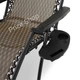 Кресло шезлонг раскладной Homart ZGC-001 3D 120 кг + подстаканник (9520) - изображение 7