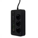 Мережевий подовжувач фільтр Proove Power Socket PD-03 3*Рожетки 5*USB 1*Type-C 2 м 3000 W Black - зображення 2