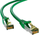 Патч-корд ShiverPeaks Cat 6a RJ45 S/FTP 3 м Green (4017538064127) - зображення 1