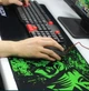 Коврик игровая поверхность Razer Goliathus 90х40 см рейзер Черно-зеленый - изображение 3