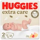 Підгузки Huggies Extra Care 2 (3-6 кг) 58 шт (5029053578071) - зображення 1
