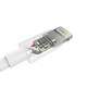 Дата кабель USB 2.0 AM to Lightning 1.8m 2.1A MFI White Choetech (IP0027-WH) - зображення 10